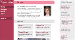 Desktop Screenshot of chaosinacan.com